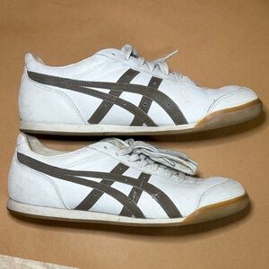 Onitsuka Tiger by Asics Men's White and Brown Sneakers